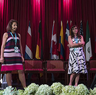 Arq. Gabriela Carmen Pastorino y Arq. Simonetta Pozzolo, conferencistas de Argentina